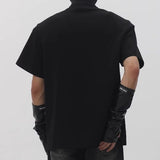 【MANSON】バックル付き変形デザインオーバーサイズ半袖Tシャツ WMD69015 - WAMODA
