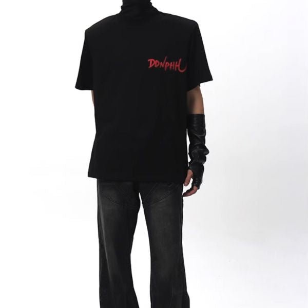 【MANSON】スプレーペイント風グラフィックオーバーサイズ半袖Tシャツ WMD69017 - WAMODA