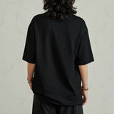 笹の葉刺繍オーバーサイズ半袖Tシャツ WMD3457 - WAMODA