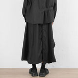 イレギュラーフリルヘムAラインスカート WMD20202 - WAMODA