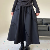 イレギュラーラインデザインAラインスカート WMD37013 - WAMODA