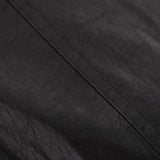 【APOZi】スタンドカラーレザーロングジャケット WMD43020 - WAMODA