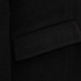 【APOZi】鶴刺繡スタンドカラーアシンメトリーロングコート WMD43038 - WAMODA