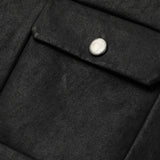 【FRKM SCD】ダブル胸ポケット付きルーズ半袖シャツ WMD25066 - WAMODA