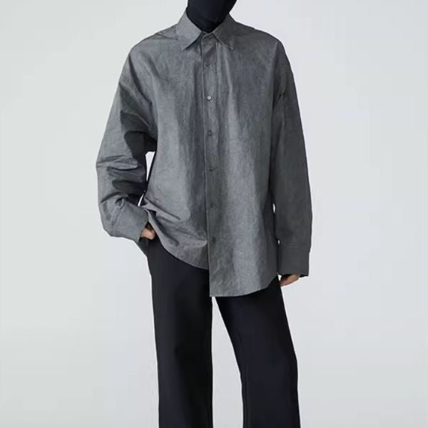 【FRKM SCD】アシンメトリールーズシャツジャケット WMD25106 - WAMODA