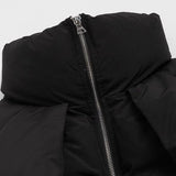 【FRKM SCD】スタンドカラー裾変形切り替えダウンジャケット WMD25123 - WAMODA