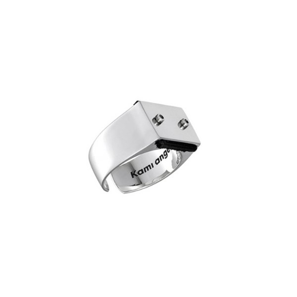 [KAMI ANGER] Silver 925 Buckle Design Ring WMD4027