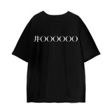 【Kami anger】 プリントデザイン半袖コットンTシャツ WMD4007 - WAMODA