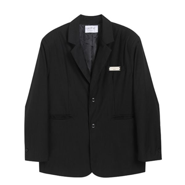 【KOTAE】胸ポケットメタルデザインスーツジャケット WMD24002 - WAMODA