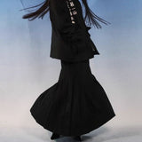 【LOUMUTAKU】マーメイドプリーツロングスカート WMD72012 - WAMODA