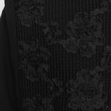 アシンメトリー花柄レースレイヤード半袖Tシャツ WMD20189 - WAMODA