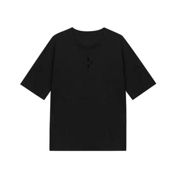四芒星デザイン五分袖Tシャツ WMD3269 - WAMODA