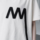 テープデザイン半袖Tシャツ WMD8156 - WAMODA