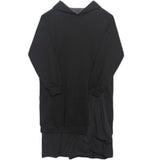 セータースカートフェイクツーピースシャツドレス WMD1135 - WAMODA