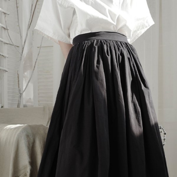 インナーチュールデザインロングスカート WMD1319 - WAMODA