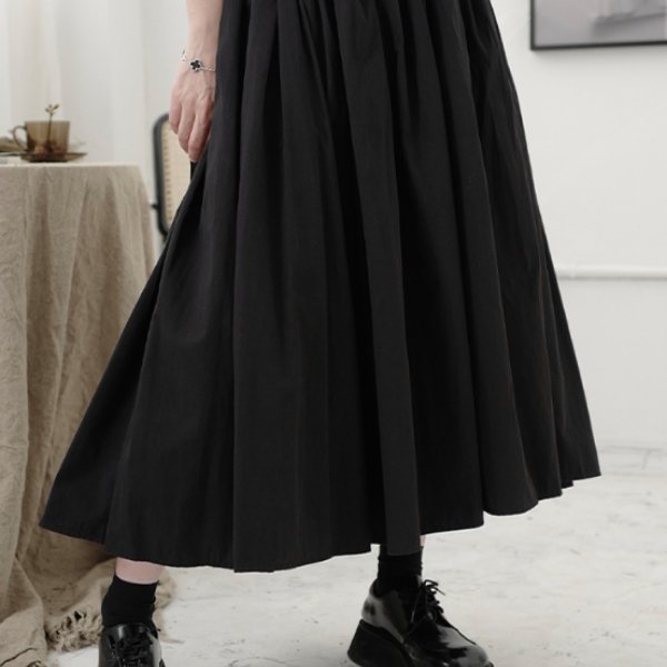 インナーチュールデザインロングスカート WMD1319 - WAMODA