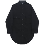 胸ポケット付きドロップショルダーオーバーサイズシャツ WMD1422 - WAMODA