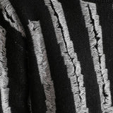 ブラッシュドストライプ柄ニットセーター WMD20121 - WAMODA