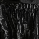 裾変形デニムプリーツロングスカート WMD20144 - WAMODA