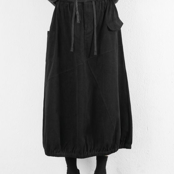 ゴムヘムスリムロングスカート WMD20207 - WAMODA