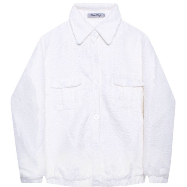 シングルブレストツイードシャツジャケット WMD7029 - WAMODA
